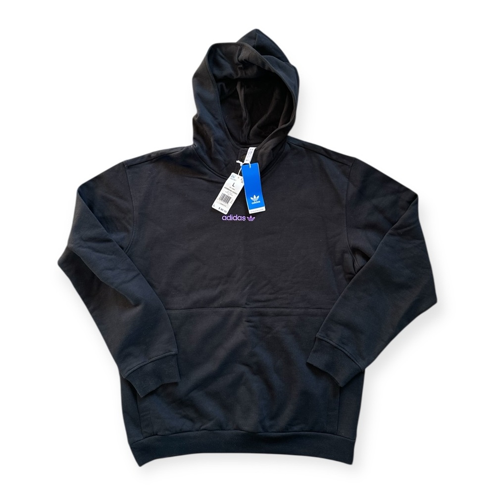Men’s Large ADIDAS Adibreak Future Hoody Two Button Heavy Athletic Hoodie NEW